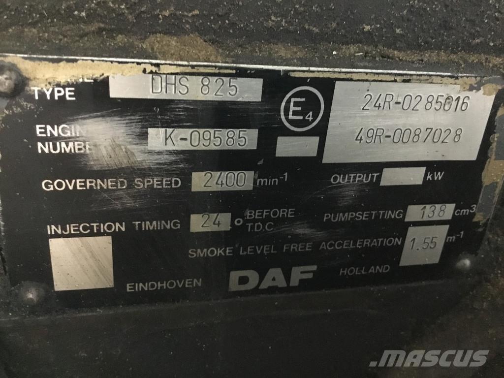 DAF DHS 825 USED Motorji