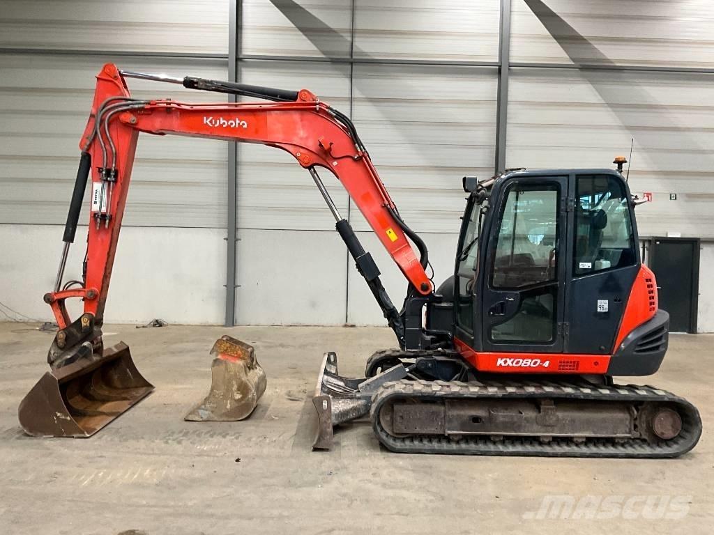 Kubota KX 080-4 Midi bagri 7t – 12t