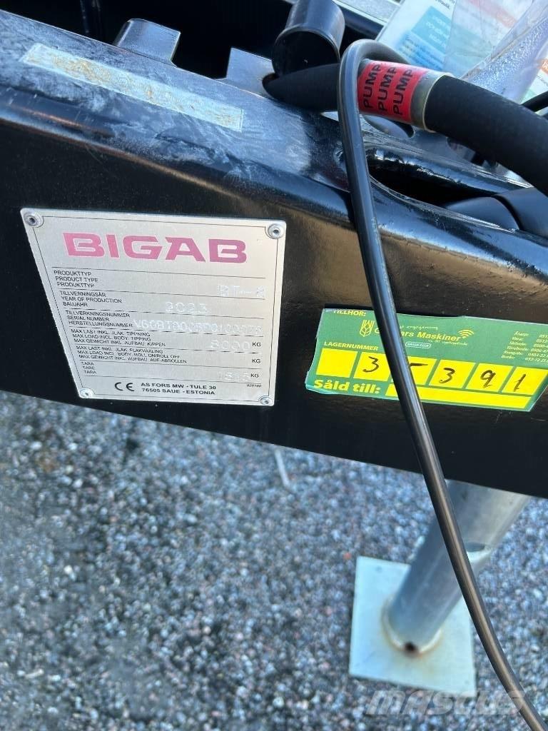 Bigab T8 DUMPERKÄRRA Druge prikolice