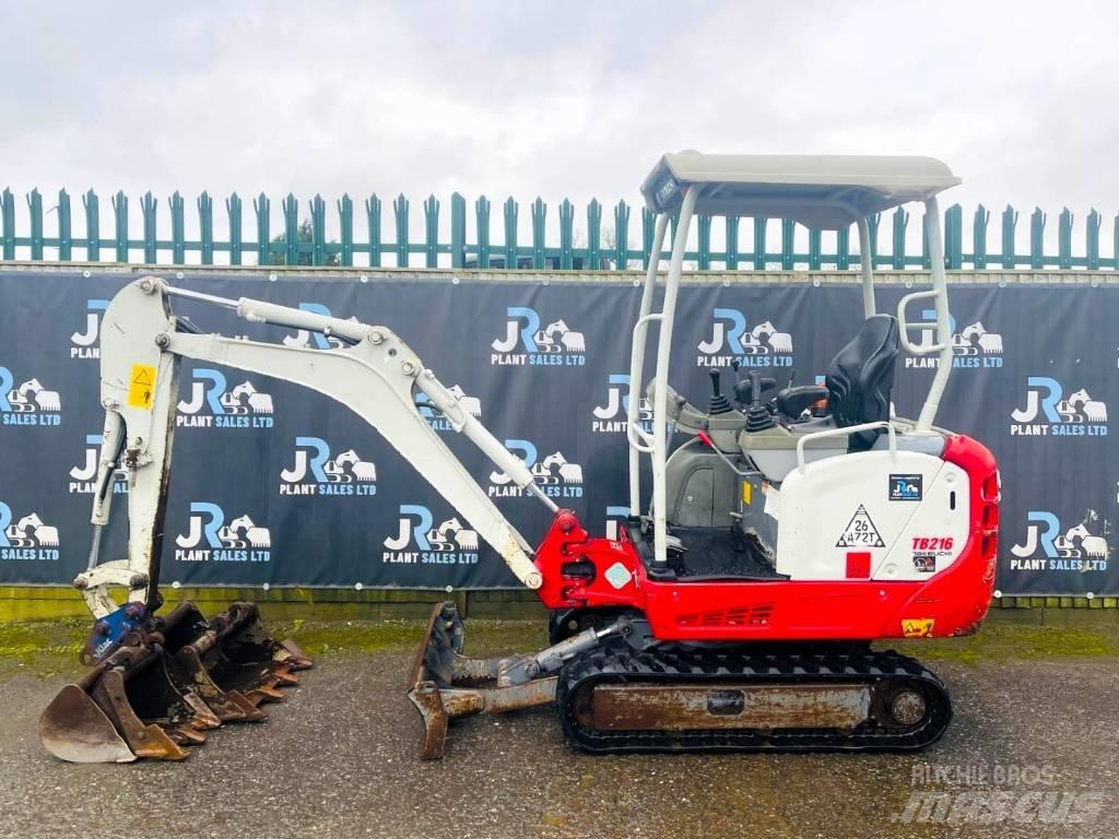 Takeuchi TB 216 Mini bagri <7t