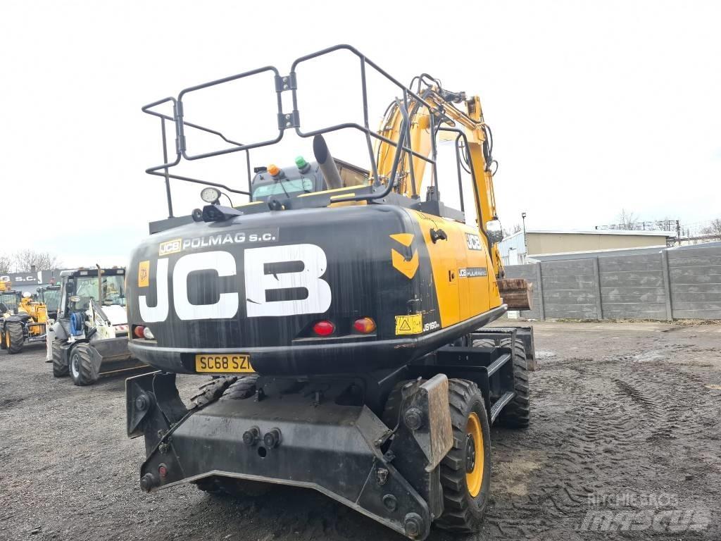 JCB JS 160 W Bagri na kolesih