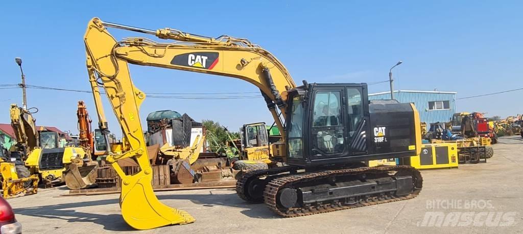 CAT 318FL Bagri goseničarji