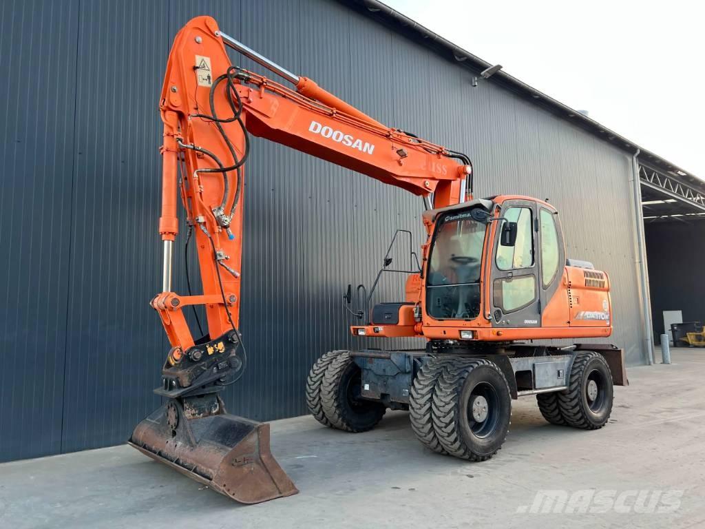 Doosan DX170W Bagri na kolesih