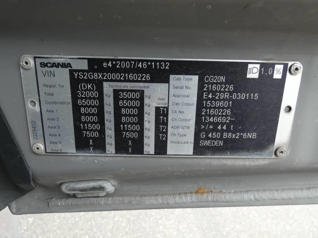 Scania G 450 Tovornjaki-šasije