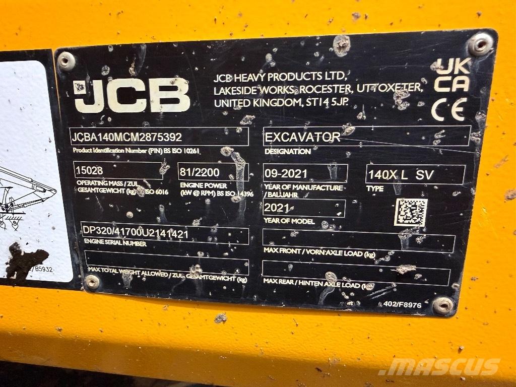 JCB 140 X Bagri goseničarji