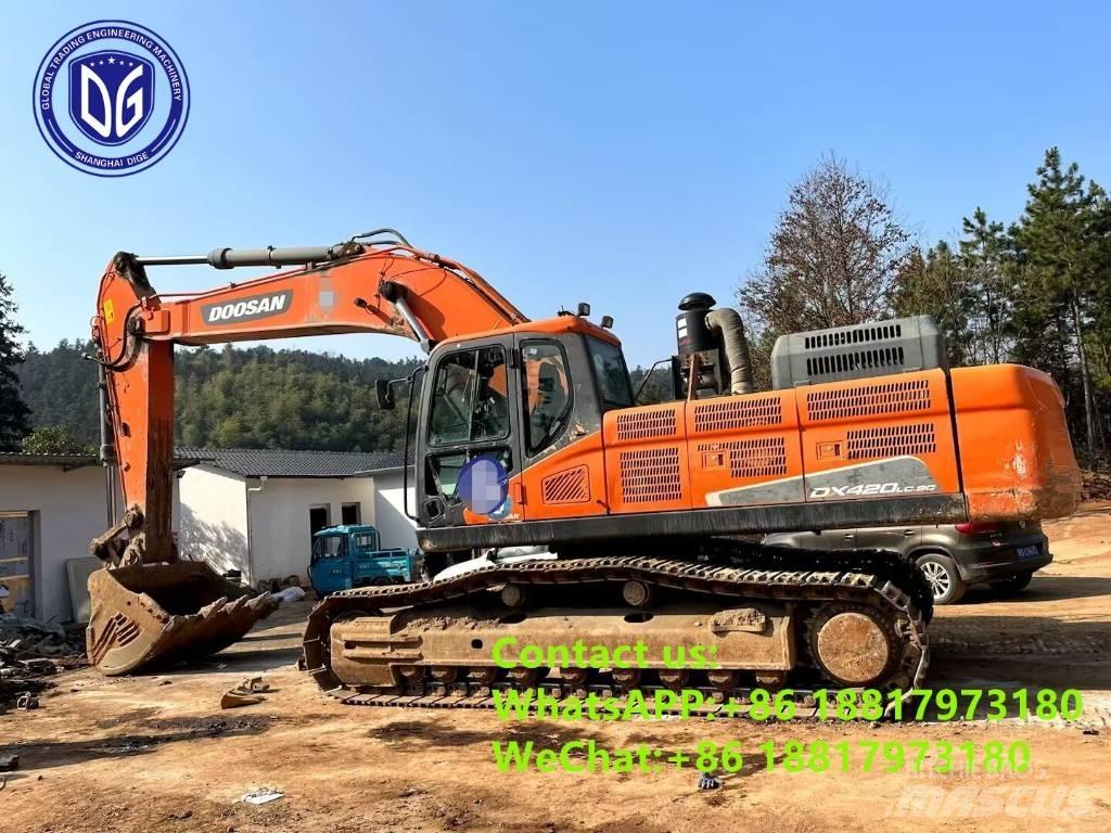 Doosan DX 420 LC Bagri goseničarji
