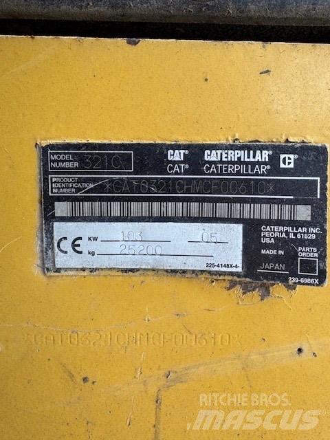 CAT 321 C LCR Bagri goseničarji