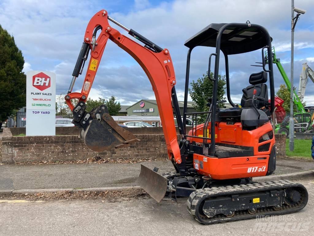 Kubota U 17-3 Mini bagri <7t
