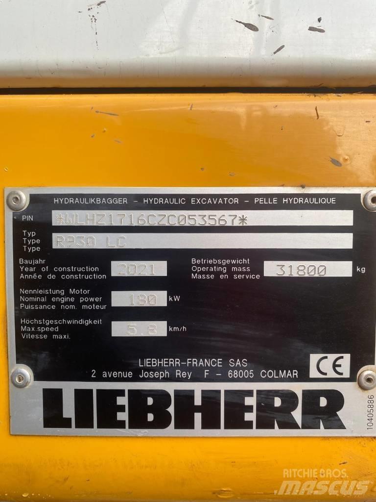 Liebherr R 930 LC Bagri goseničarji