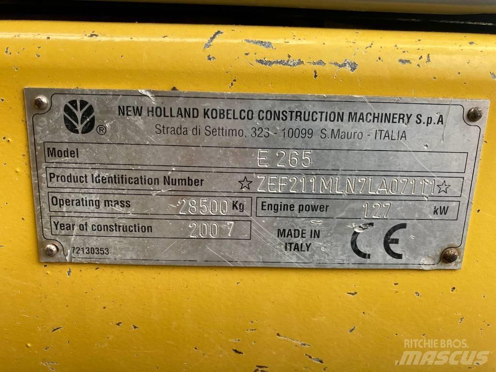New Holland E 265 LC Bagri goseničarji