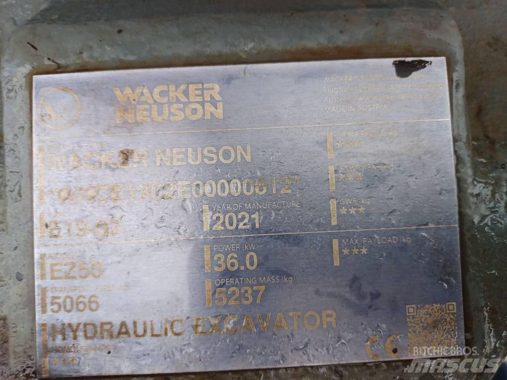 Wacker Neuson EZ50 Bagri goseničarji