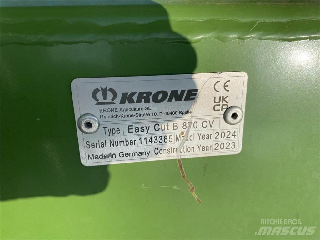 Krone EC B 870 CV Kosilnice