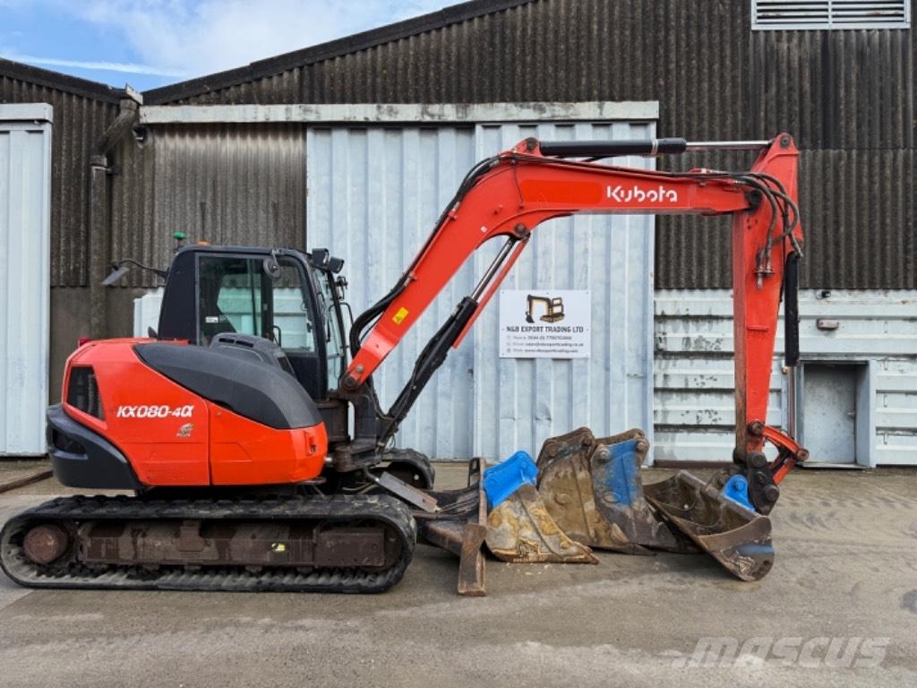 Kubota KX 080 Midi bagri 7t – 12t