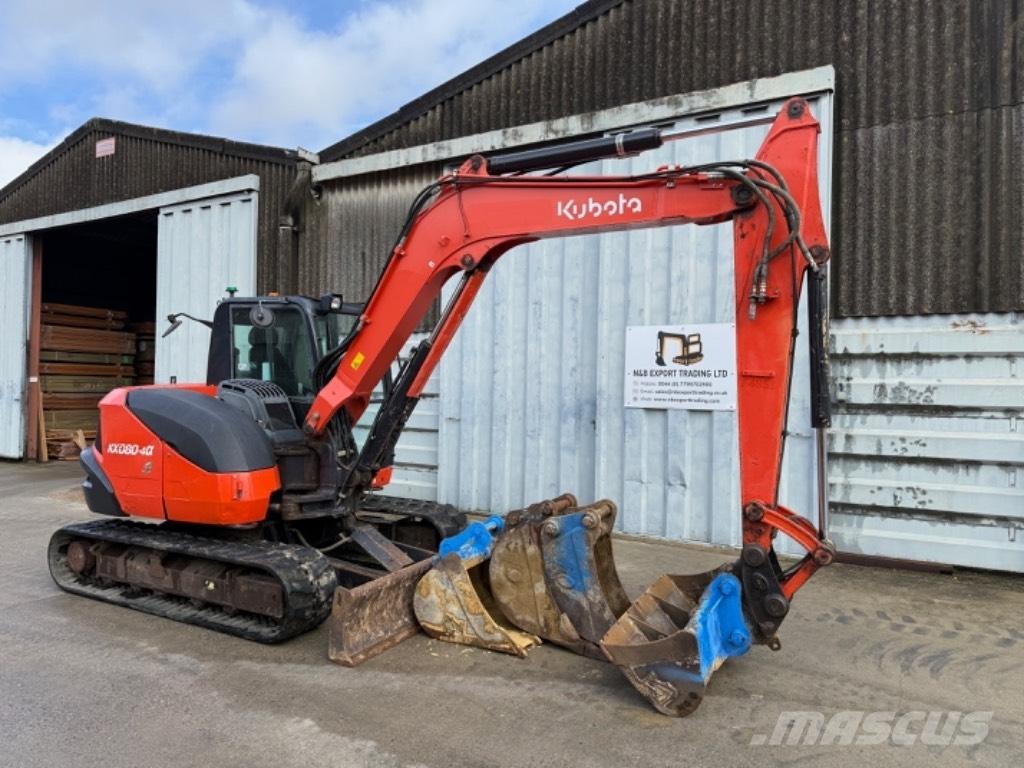 Kubota KX 080 Midi bagri 7t – 12t