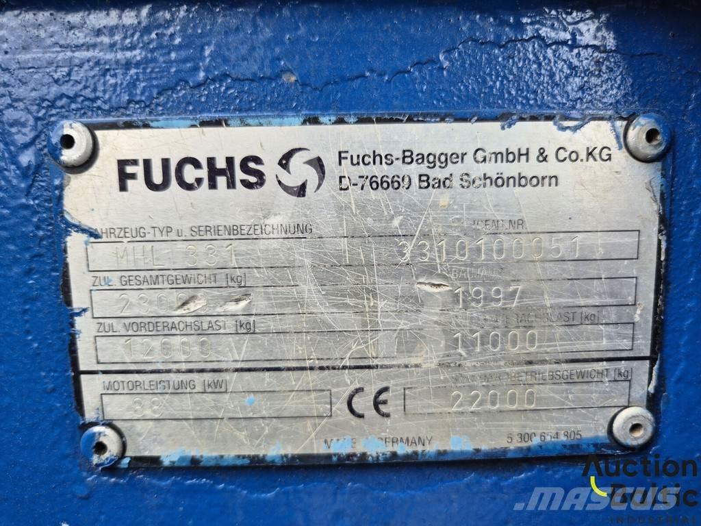 Fuchs MHL 331 Bagri na kolesih