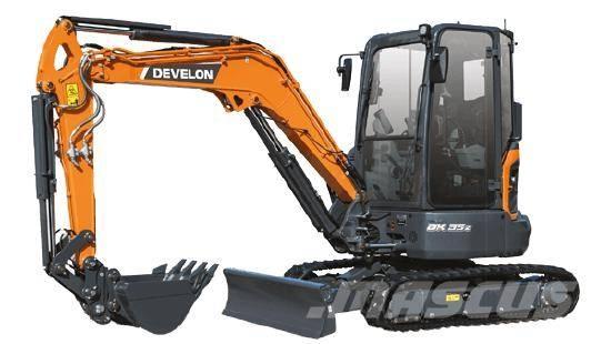 Develon DX 35 Z-7 Mini bagri <7t