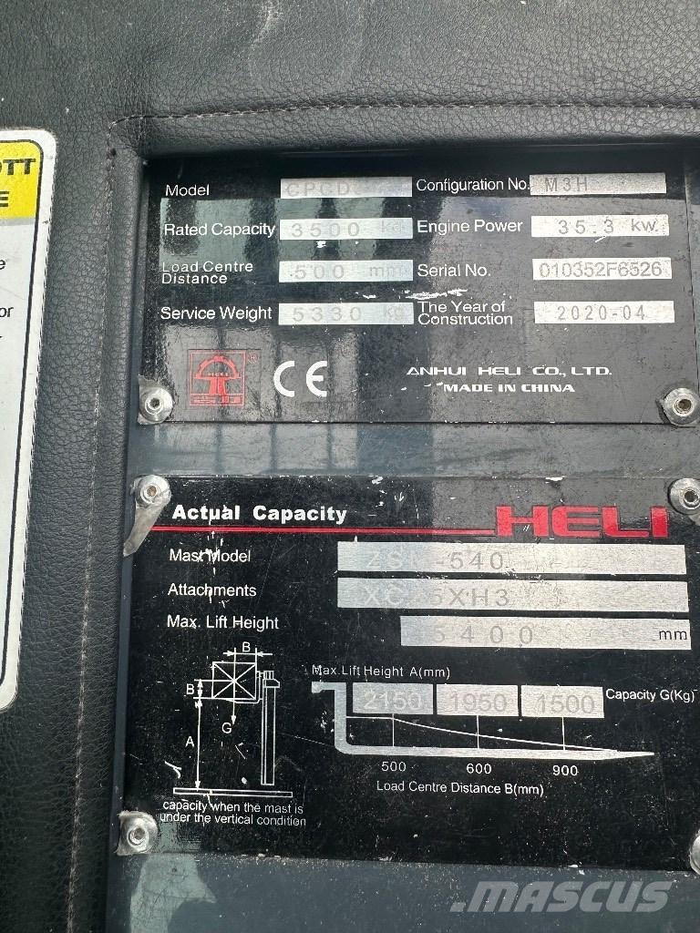 Heli CPCD 35 Dizelski viličarji