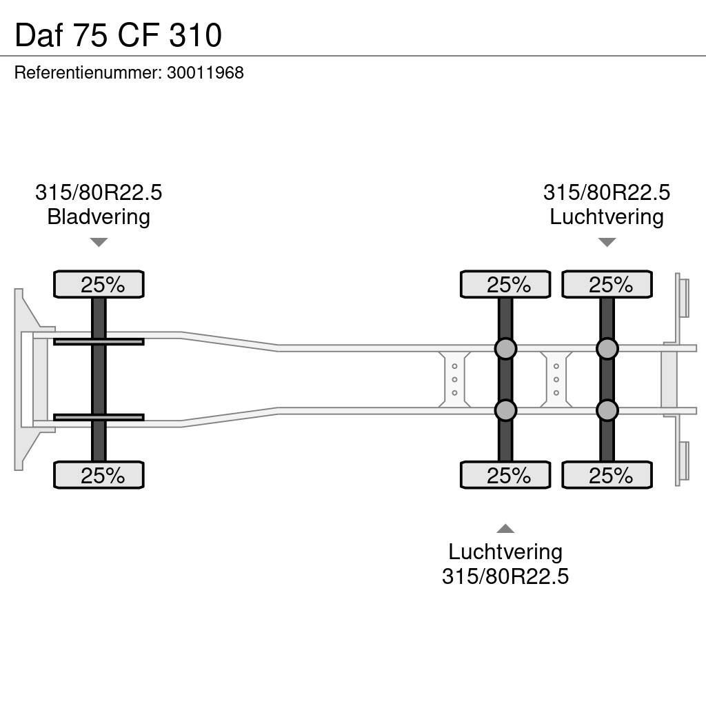 DAF 75 CF 310 Komunalni tovornjaki