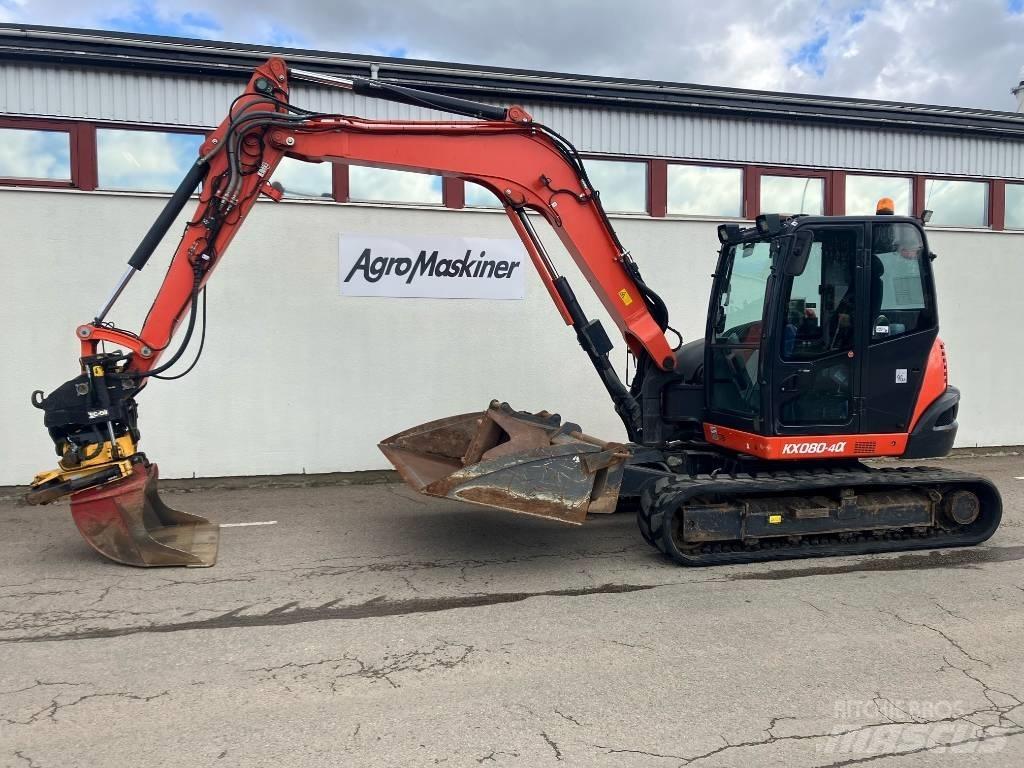 Kubota KX 080-4 Midi bagri 7t – 12t