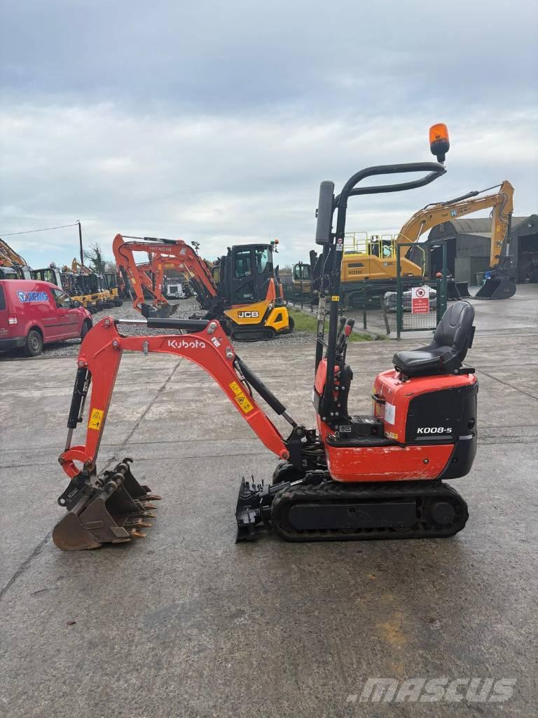 Kubota K008-5 Mini bagri <7t