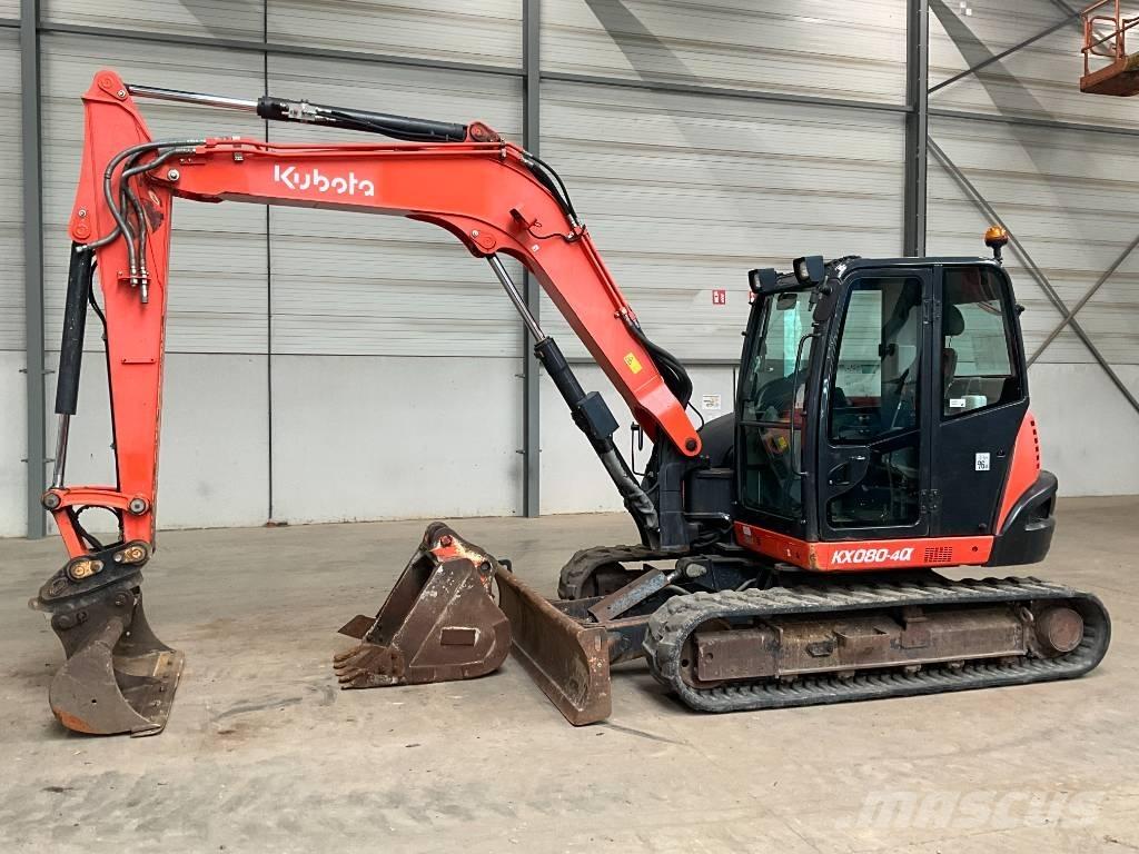 Kubota KX 080-4 A Midi bagri 7t – 12t