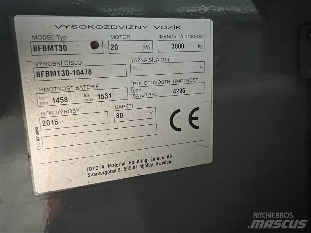 Toyota 8FBMT30 Električni viličarji