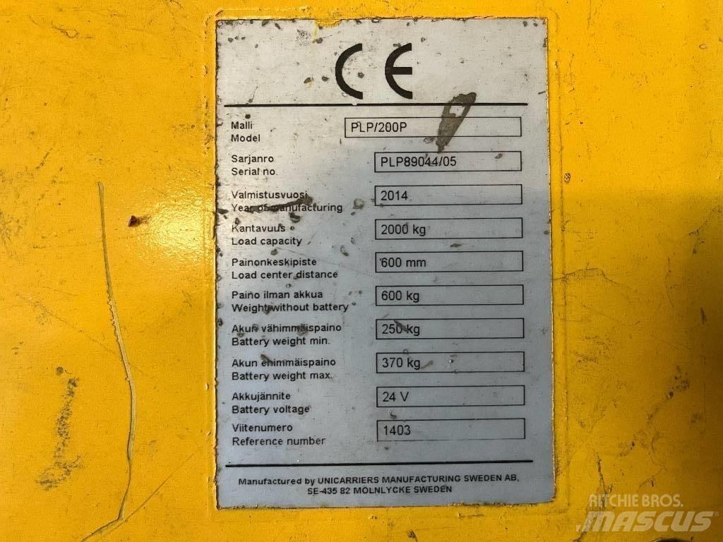 Atlet PLP89044/05 Električni nizko dvižni viličar s stojiščem