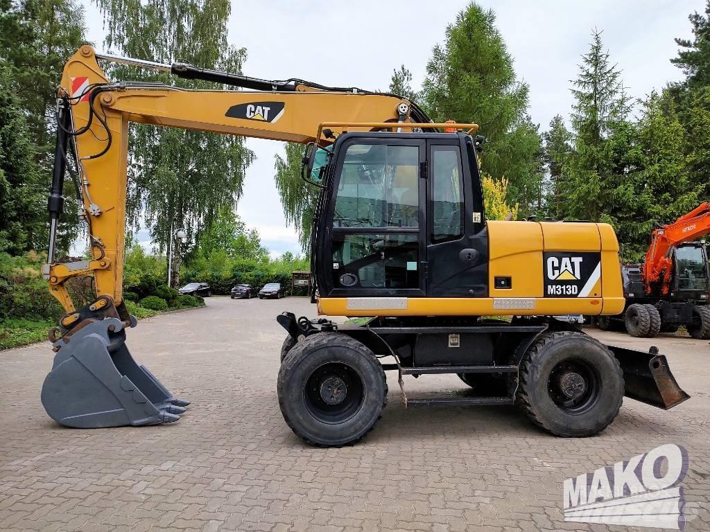 CAT M 313 D Bagri na kolesih