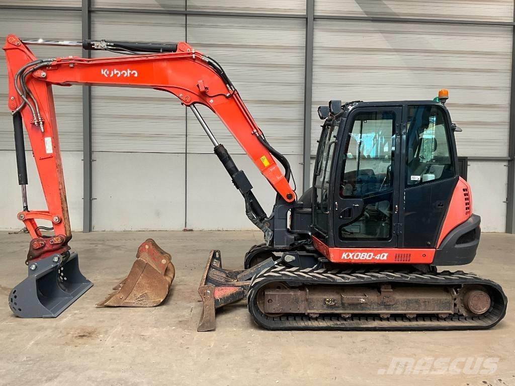 Kubota KX 080-4 A Midi bagri 7t – 12t