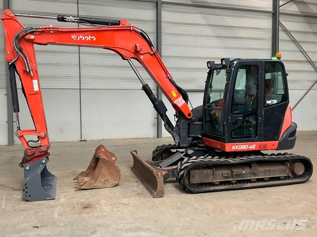 Kubota KX 080-4 A Midi bagri 7t – 12t