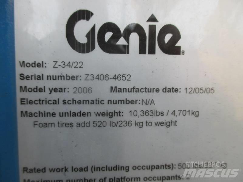 Genie Z 34/22 RT Zglobne dvižne ploščadi