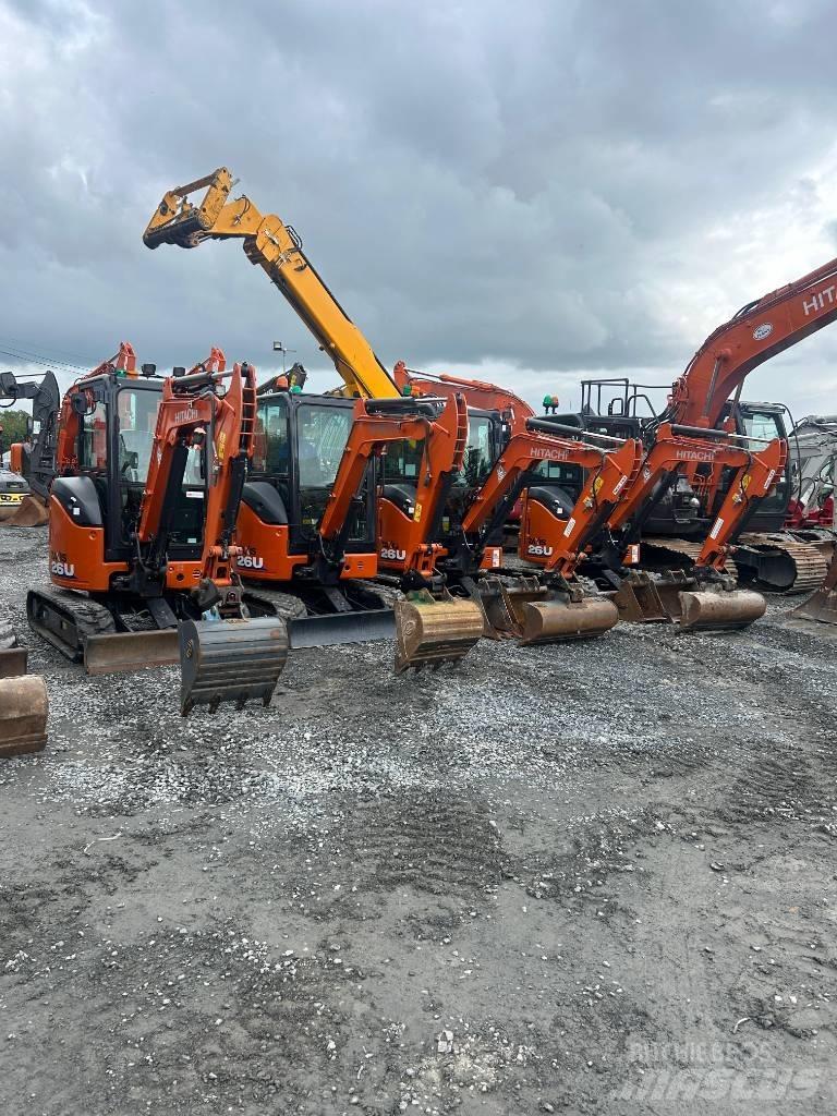 Hitachi ZX 26 U-6 Mini bagri <7t