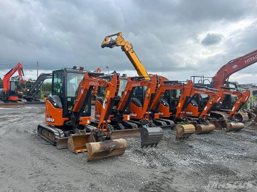 Hitachi ZX 26 U-6 Mini bagri <7t