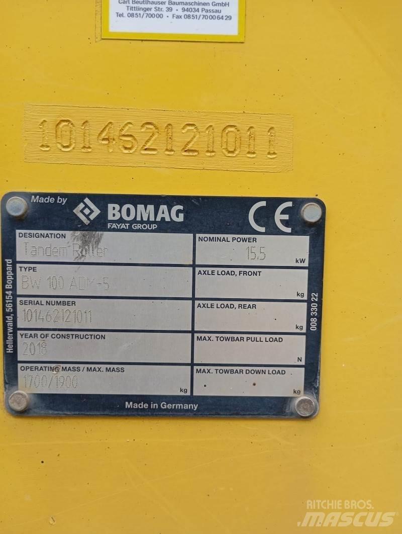Bomag BW 100 ADM-5 Vibro plošče