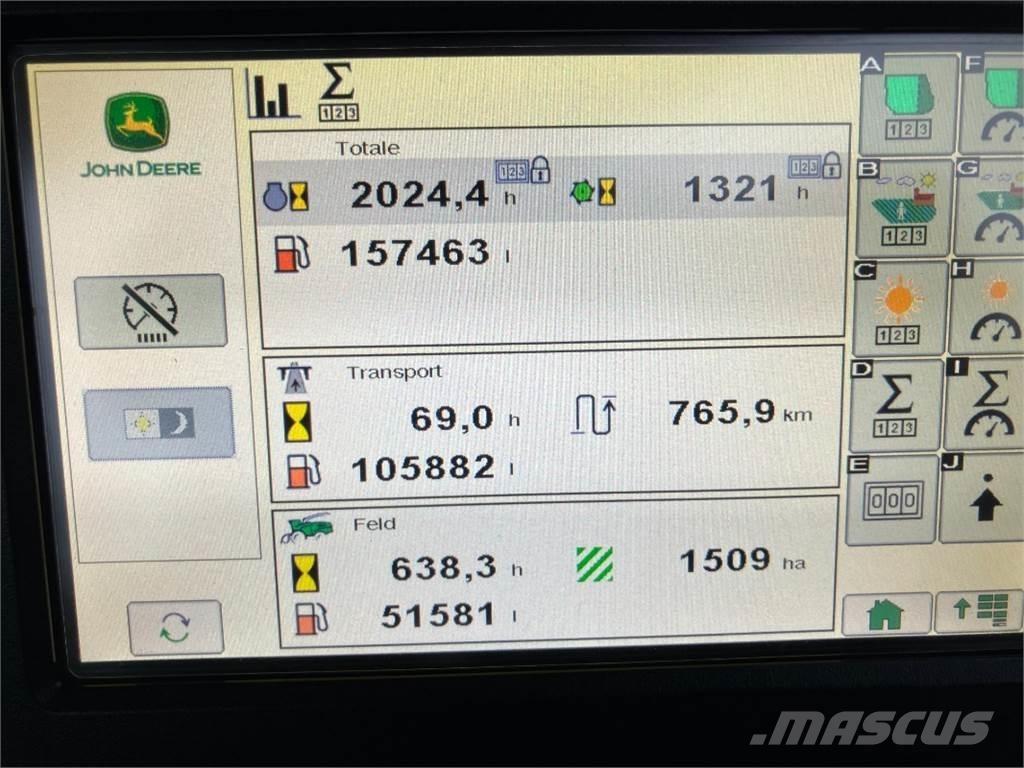 John Deere 9800i Kombajni za krmo