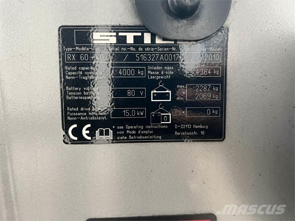 Still RX60-40 Električni viličarji