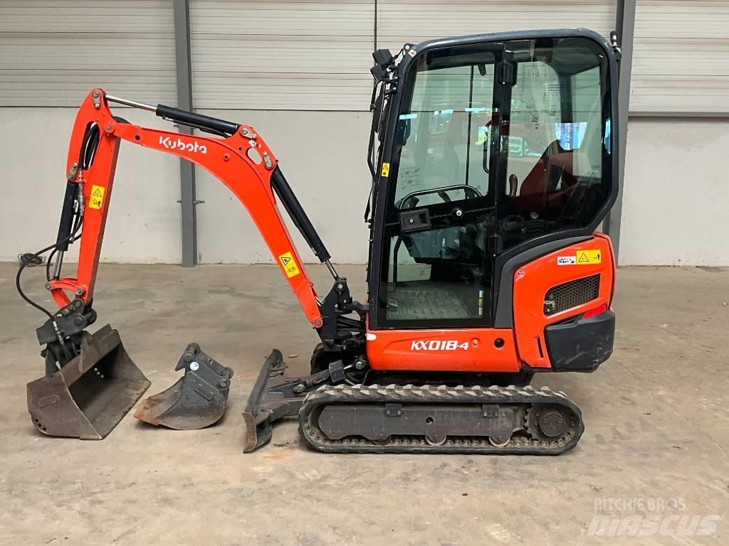 Kubota KX 018-4 Mini bagri <7t