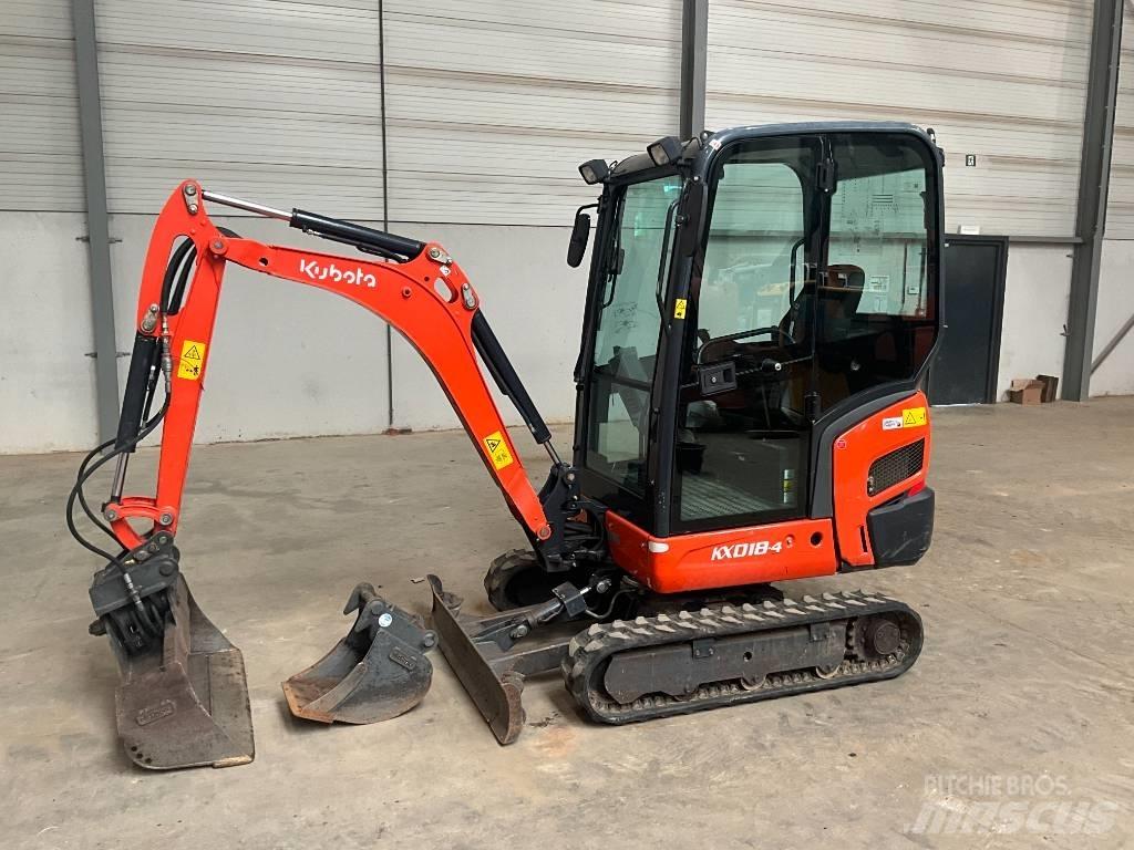 Kubota KX 018-4 Mini bagri <7t