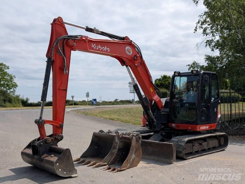 Kubota KX 080-4 Midi bagri 7t – 12t