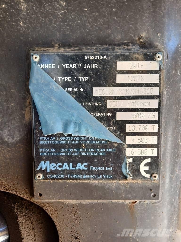 Mecalac 12 MTX Bagri na kolesih