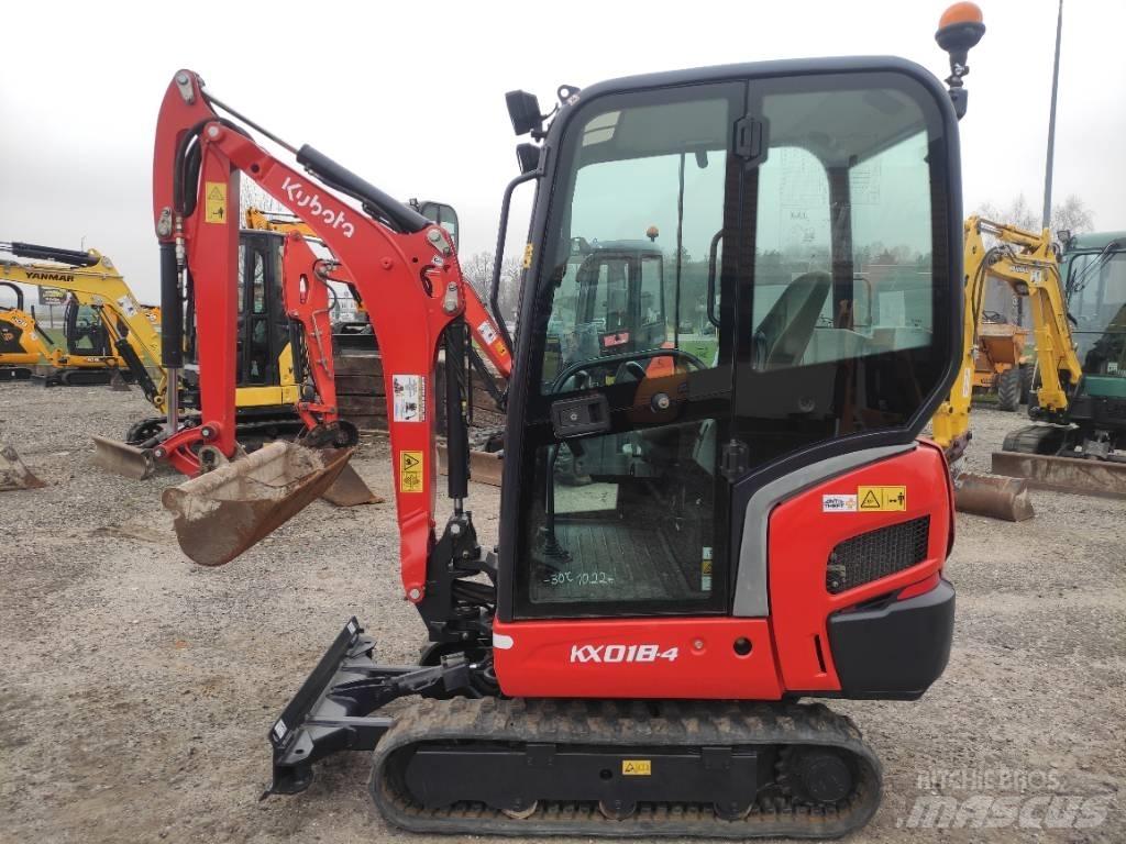 Kubota KX 018-4 Mini bagri <7t