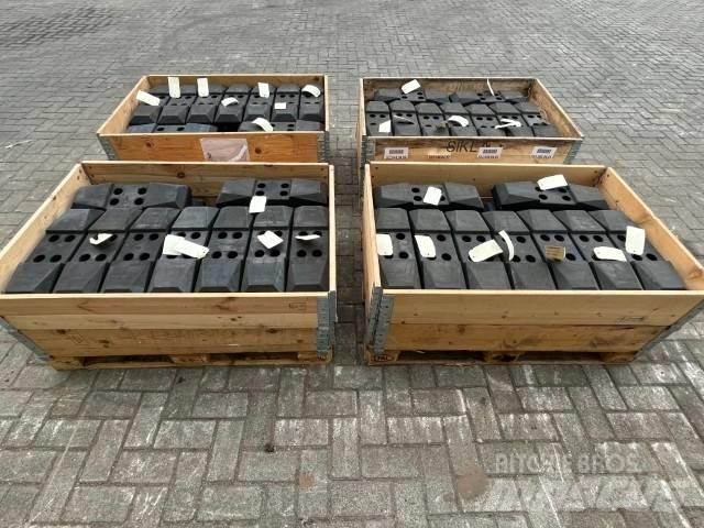  Rubber Pads Gosenice, verige in podvozje
