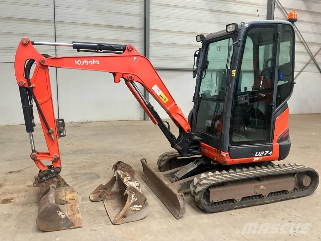 Kubota U 27-4 Mini bagri <7t