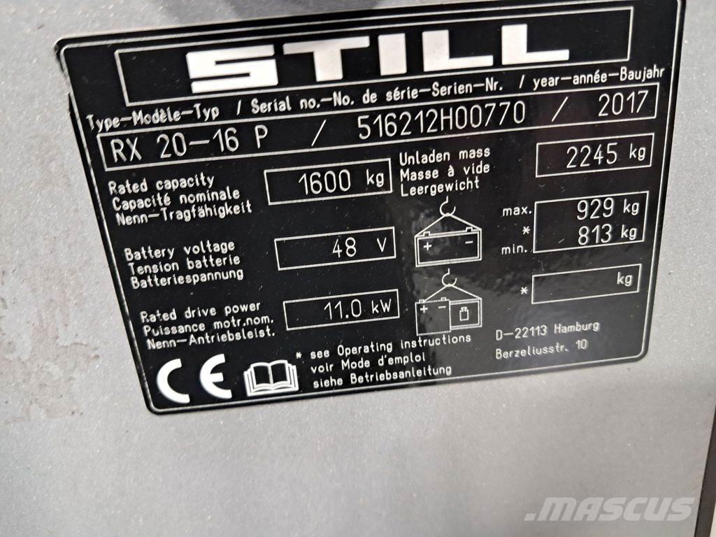 Still RX 20-16 P Električni viličarji