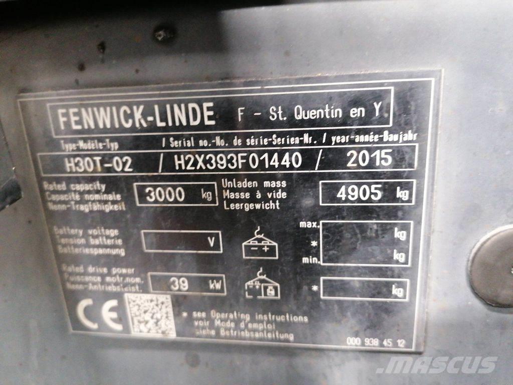 Linde H30T-02 Plinski viličarji