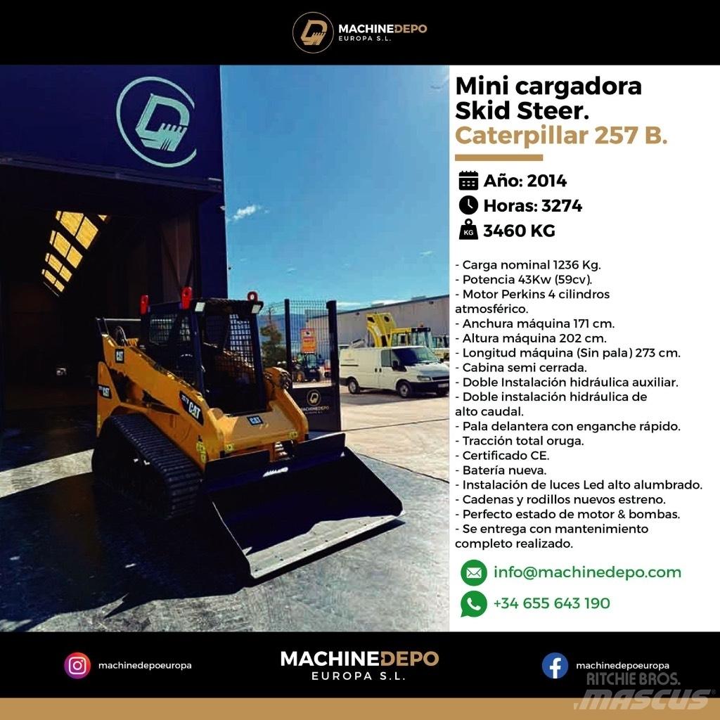 CAT 257 B Nakladalci goseničarji