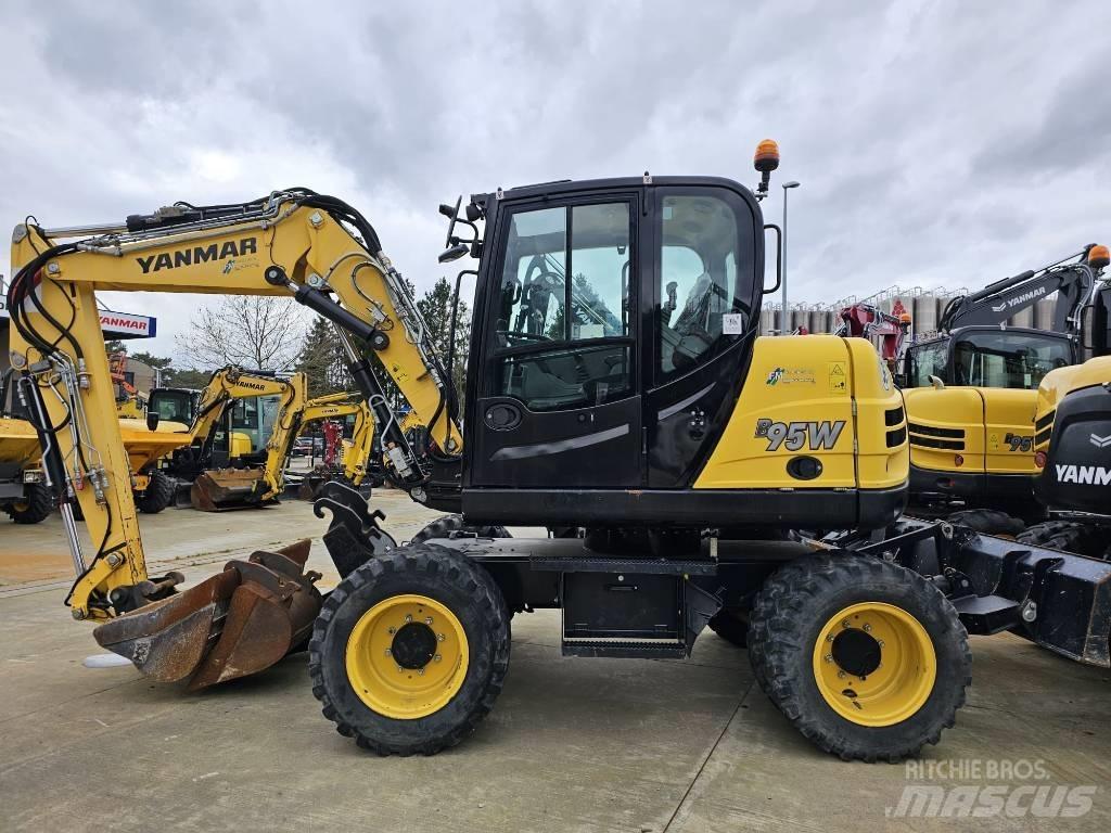 Yanmar B 95 W Bagri na kolesih