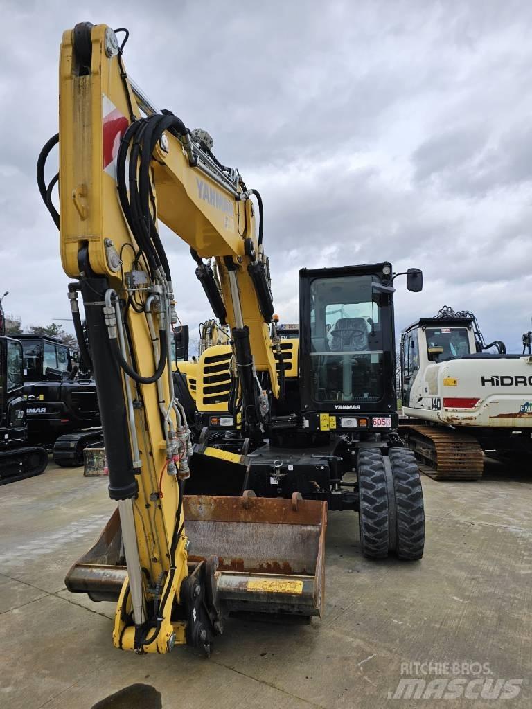 Yanmar B 95 W Bagri na kolesih