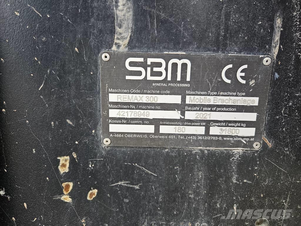 SBM Remax 300 Mobilni drobilniki