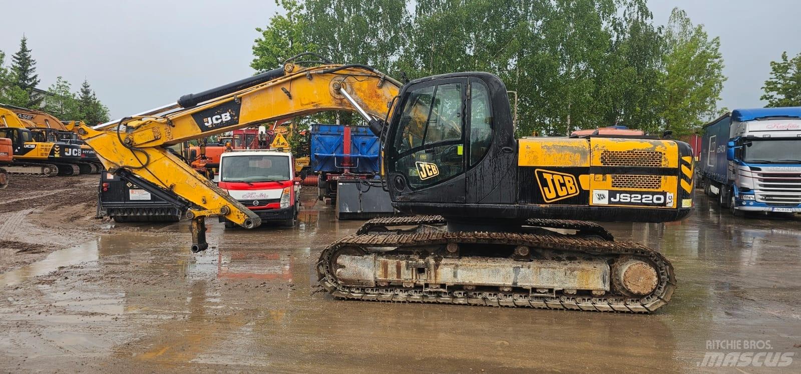 JCB JS 220 LC Bagri goseničarji